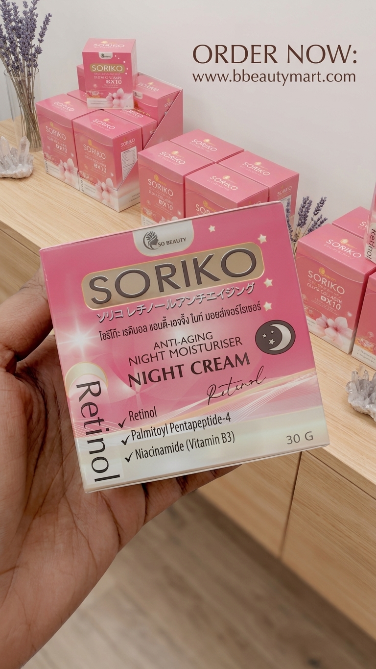 Soriko Retinol Anti-Aging Night Moisturizer Cream 30g
