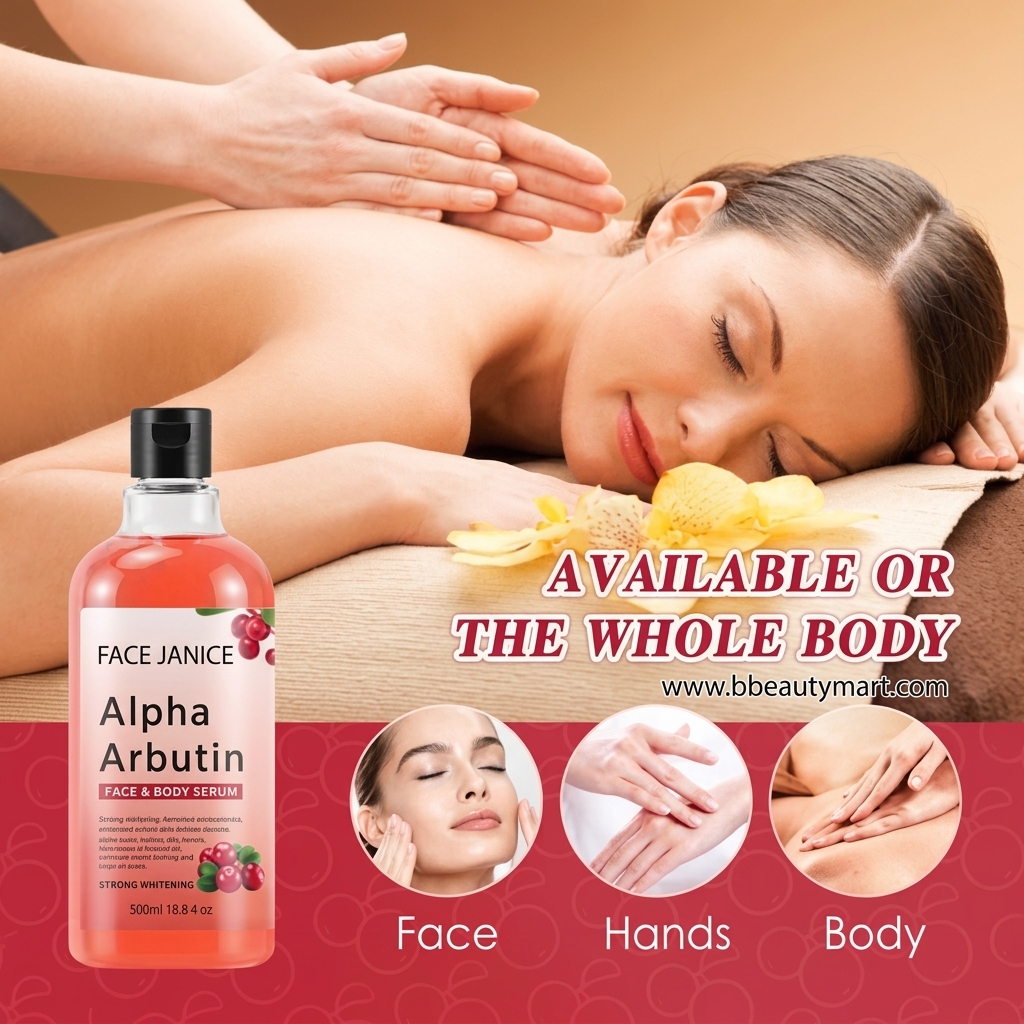Face Janice Alpha Arbutin Face & Body Serum 500ml