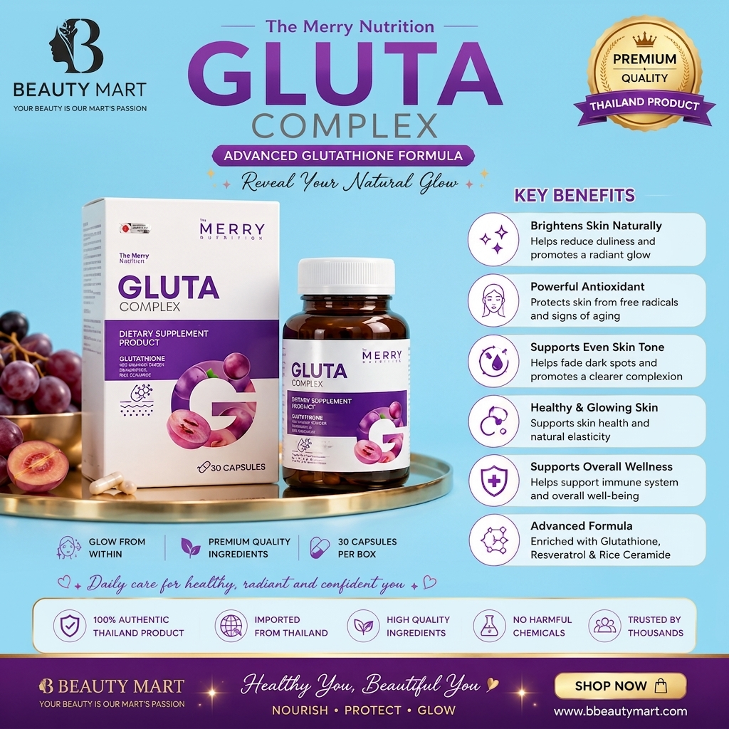 The Merry Gluta Complex 30 Capsules