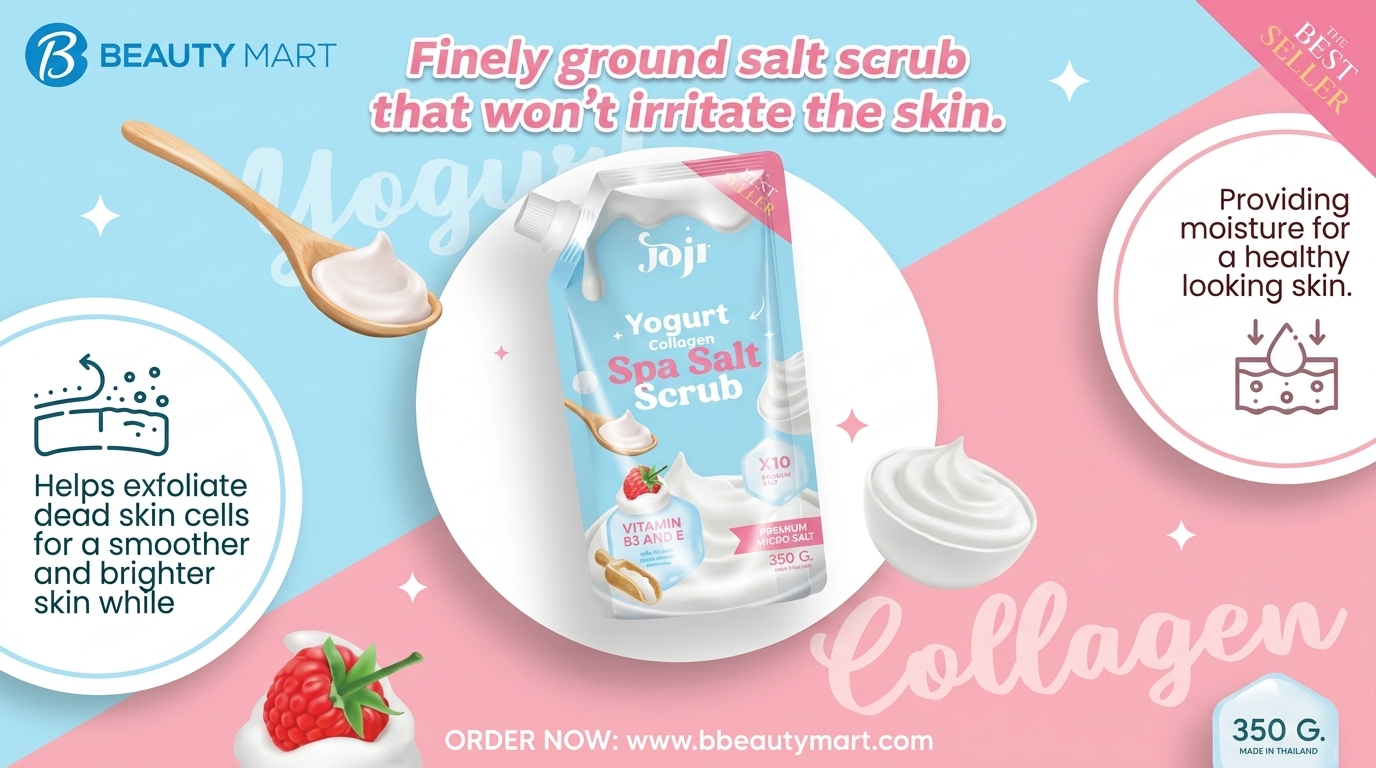 Joji Secret Young Yogurt Collagen Spa Salt Scrub 350g
