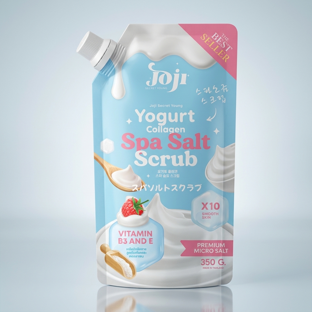 Joji Secret Young Yogurt Collagen Spa Salt Scrub 350g