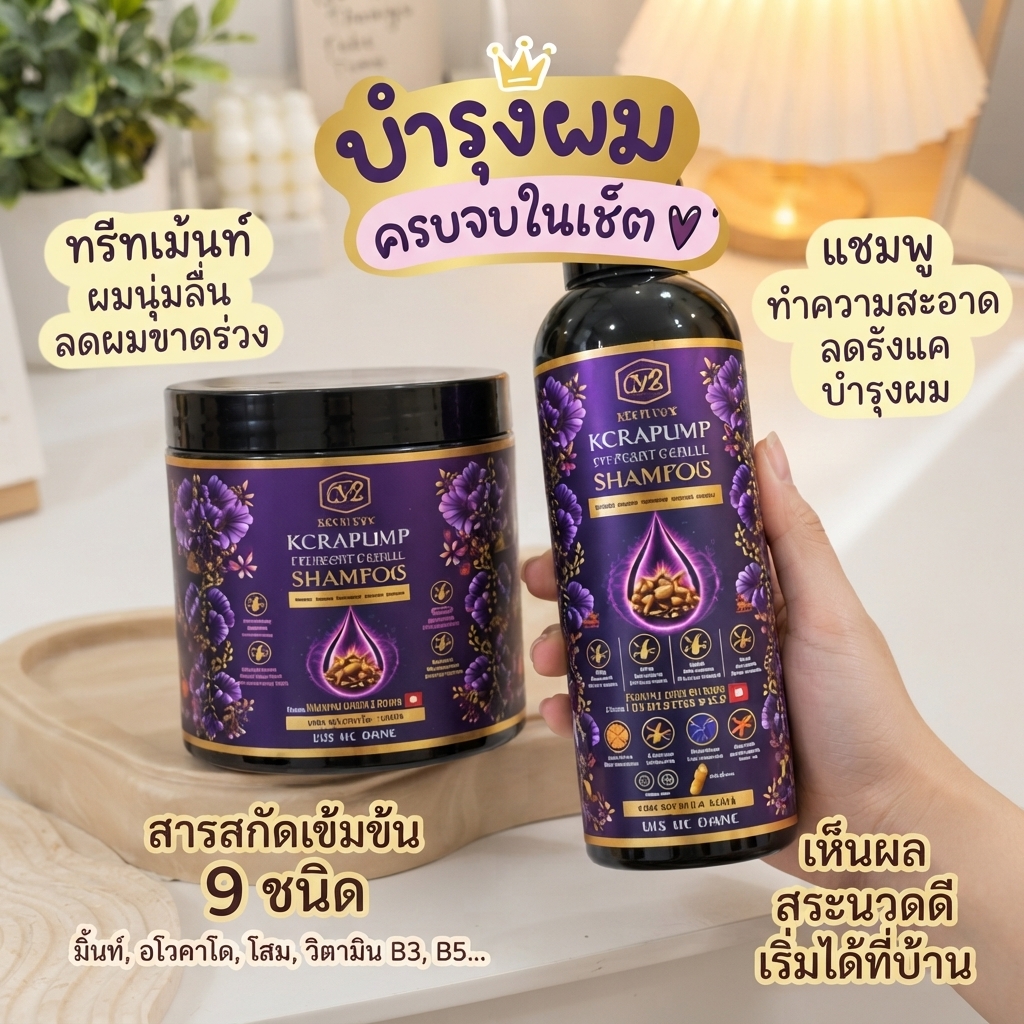 Montra Kerapump Intensive Herbal shampoo and treatment