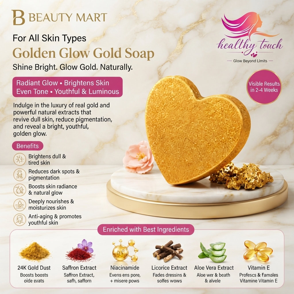 G21 Golden Dust Glass Skin Soap is a facial and body cleansing bar