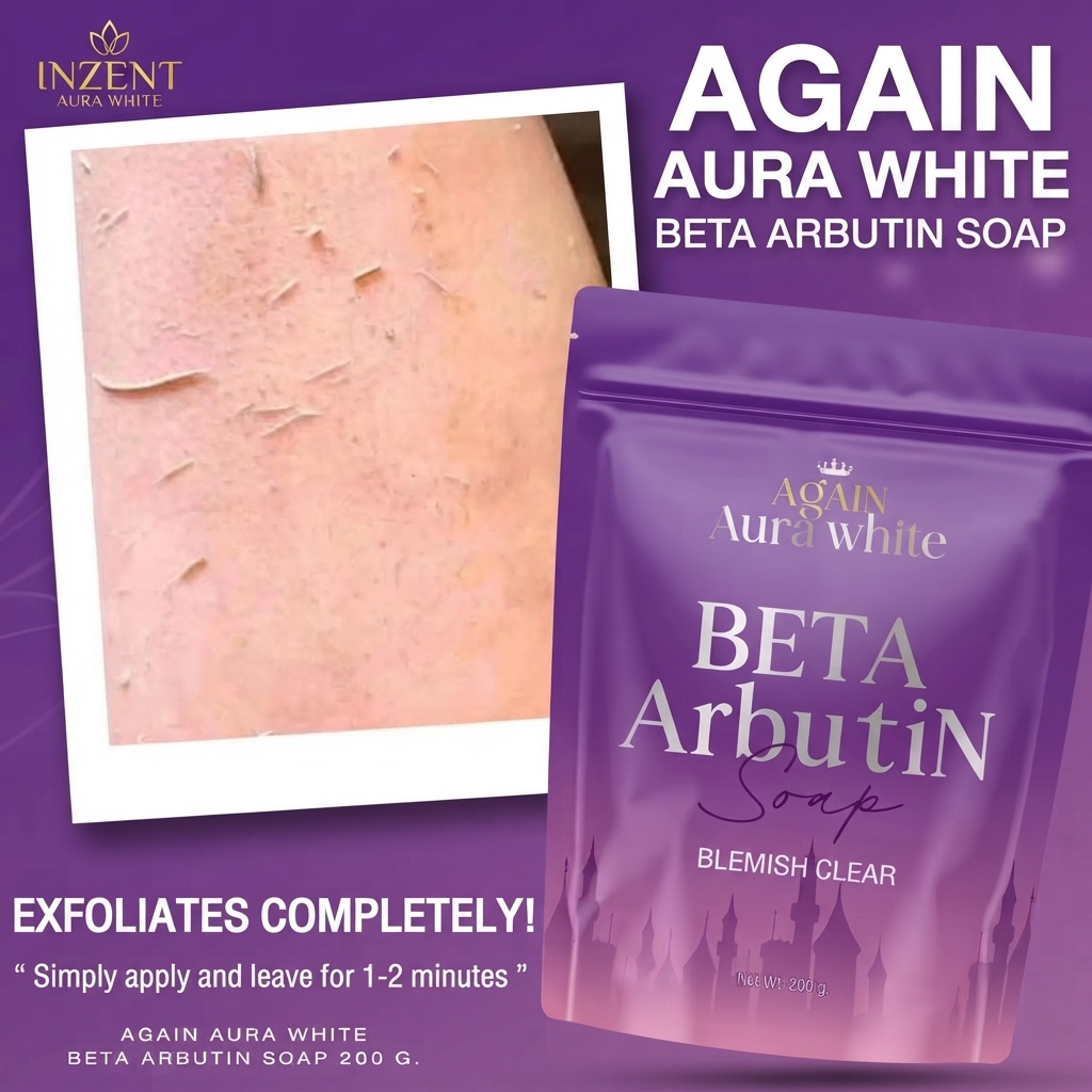  Aura White Beta Arbutin Soap 200g 