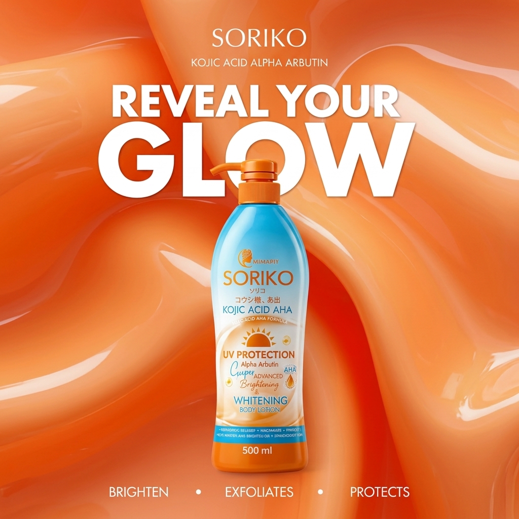 Soriko Kojic Acid AHA Whitening Body Lotion