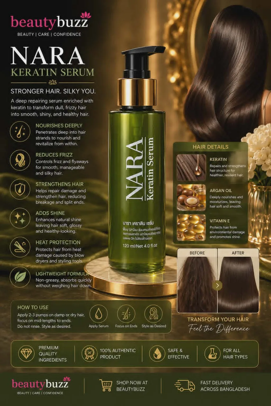 Nara Keratin Serum