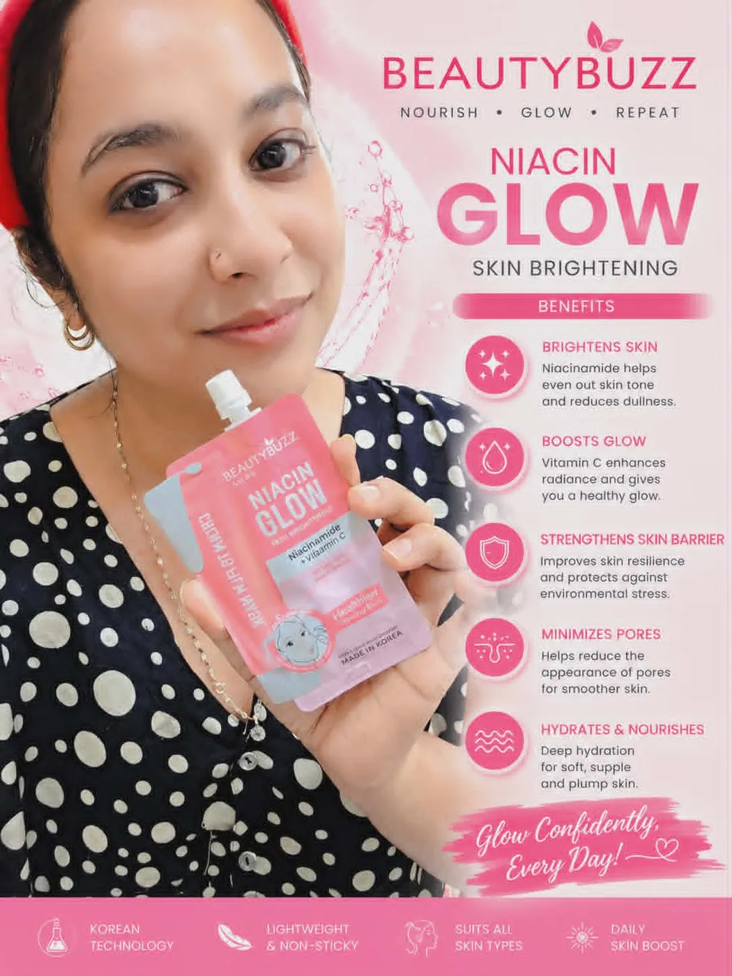 Rojukiss Niacin Glow Wrapping Mask 10 Ml.